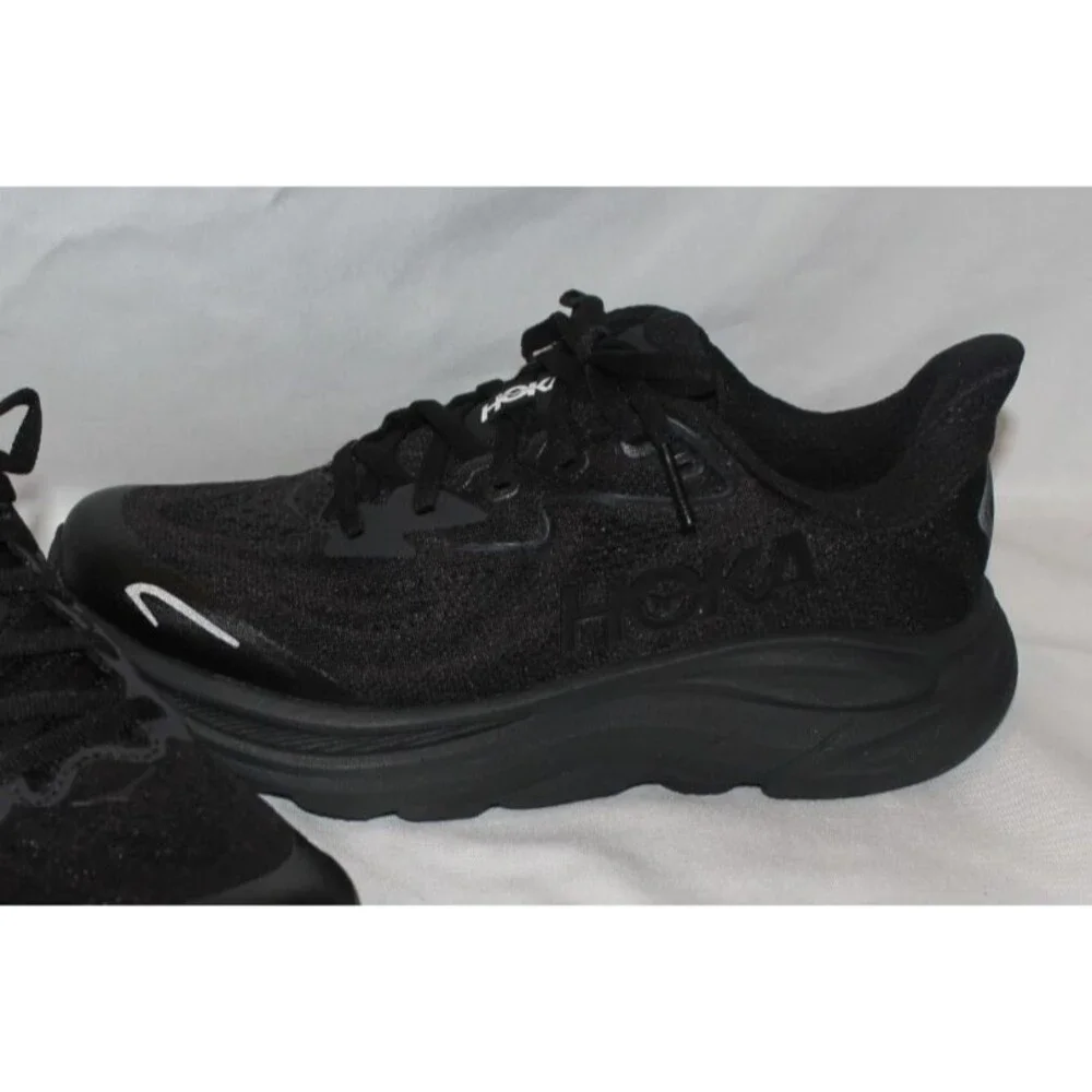 HOKA Y‎ Clifton 10 Big Kids Youth BBLC BLACK NIB